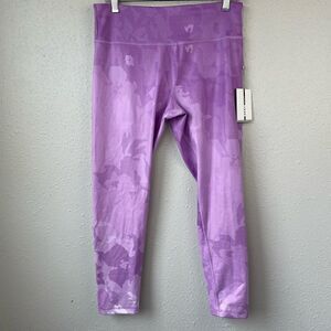 NWT DKNY 7/8 Length High Waist Athletic Leggings Size L